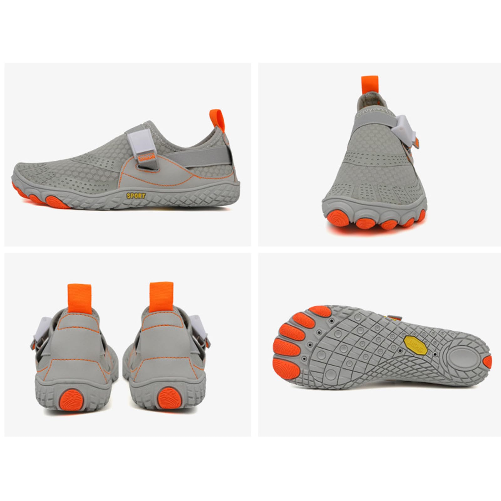 Générique Chaussures de Sport Aquatiques pour Homme - de Plein Air Antidérapantes pour Plage Natation Randonnée et Fitness avec Design Cinq Doigts