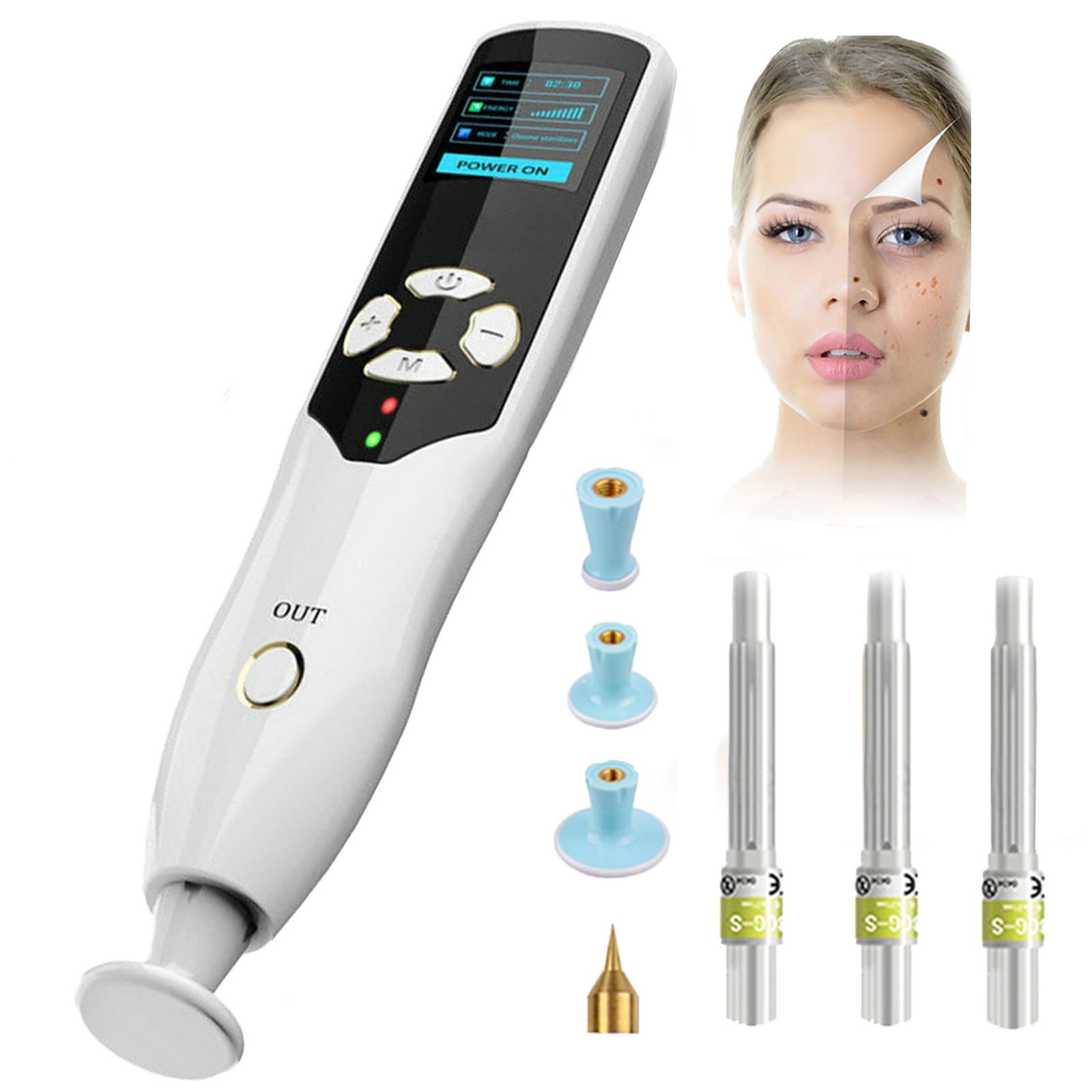 2 in 1 Portable Plasma Pen for Removing Moles, Plasma Pen (Ozone