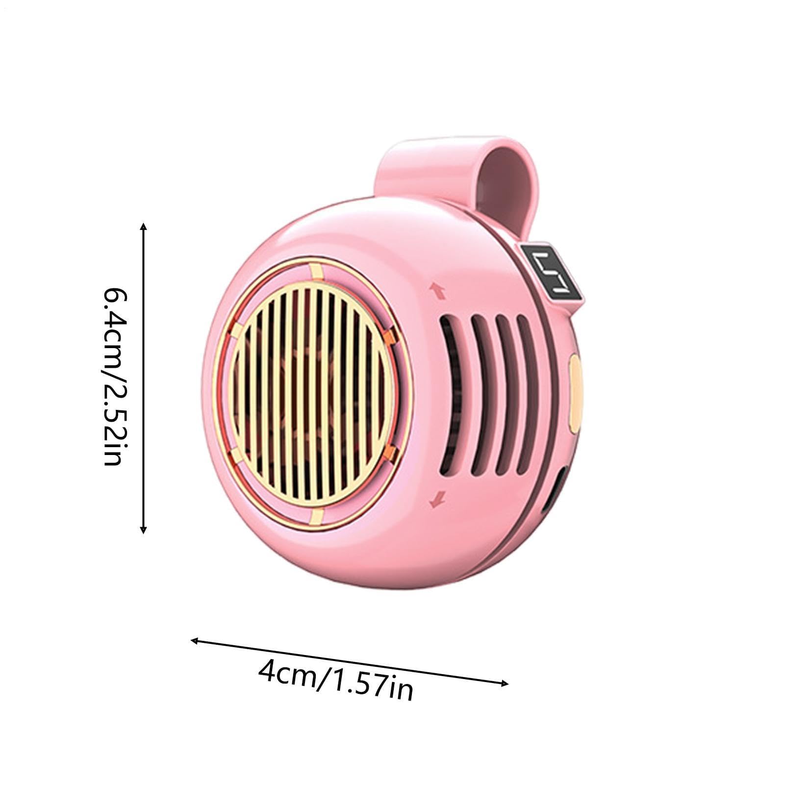Ventola a clip, portatile, ricaricabile, senza lama, mini ventilatore silenzioso con rotazione a 360 gradi per uso personale a scrivania, camera da letto o all'aperto