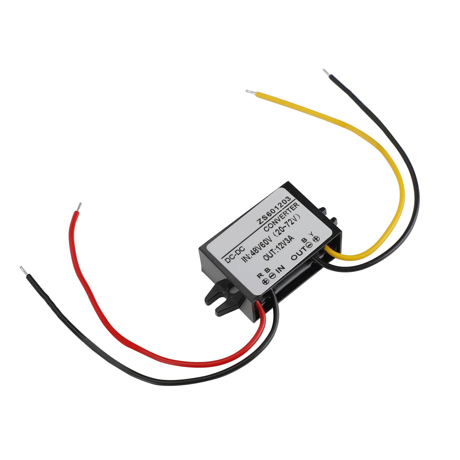 VIPIH Waterproof DC-DC Converter 60V Step Down to 12V Car Power Supply Module 3A