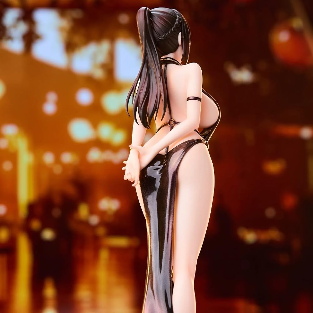 Figura de Shiho Miyamae, elegante vestido de chica anime