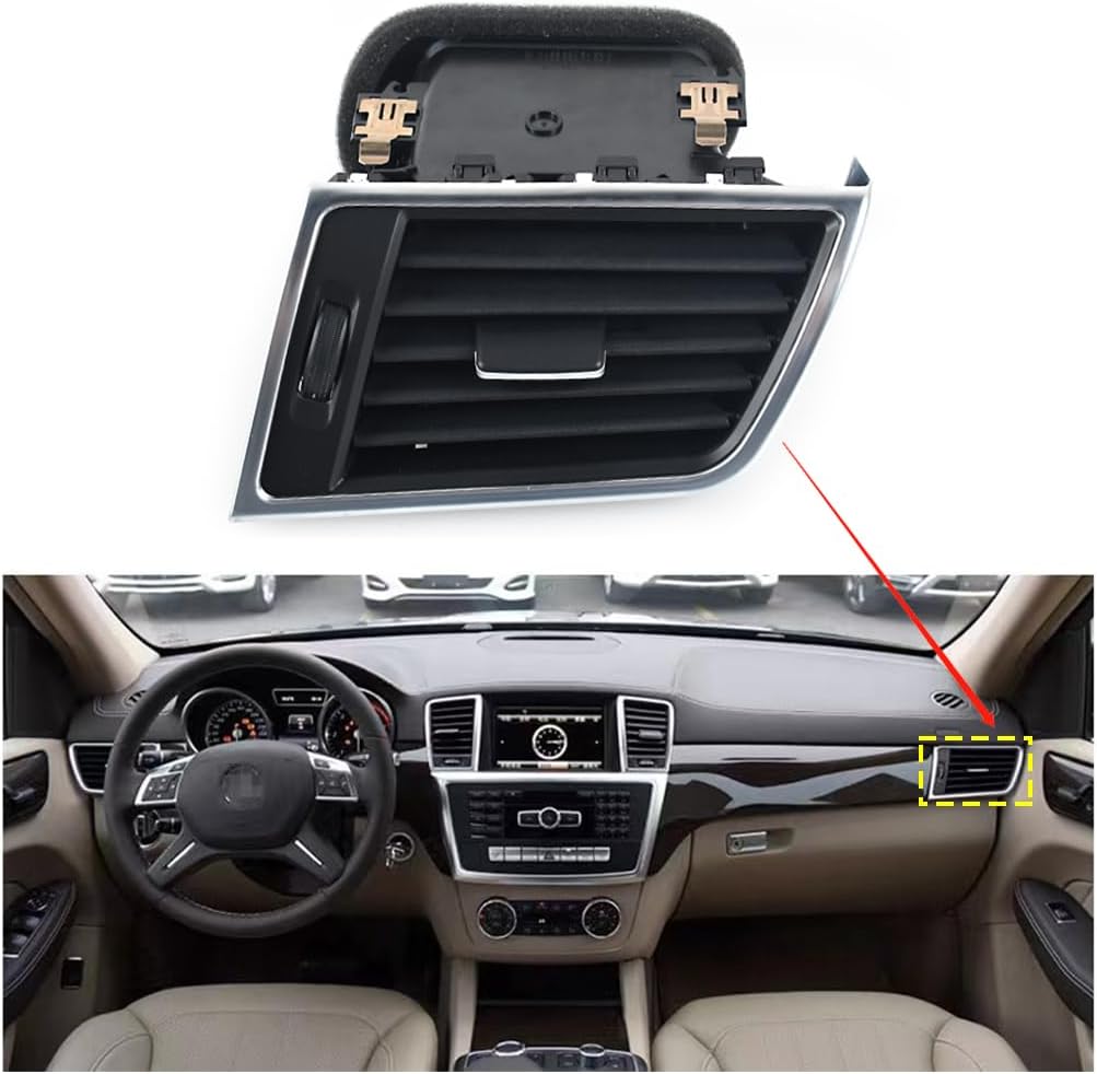 MUNIK Air Conditioning Right Air Outlet Nozzle Dashboard Vent for Mercedes-Benz GLE GLS GL M Class W166 X166 GLE300 GLE400 GLS350 GLS500 ML320 ML350