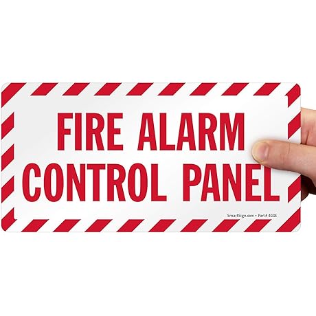 SmartSign "Fire Alarm Control Panel" Label