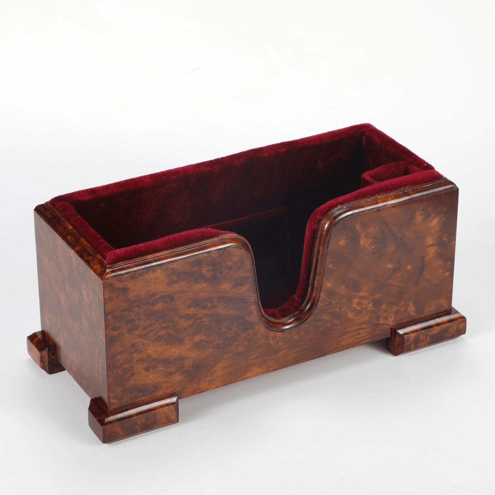 YWYLL Violin and Bow Holder ( Stand), Wooden Violin Holder Floor Display for Violin Velvet Protection - Image 4