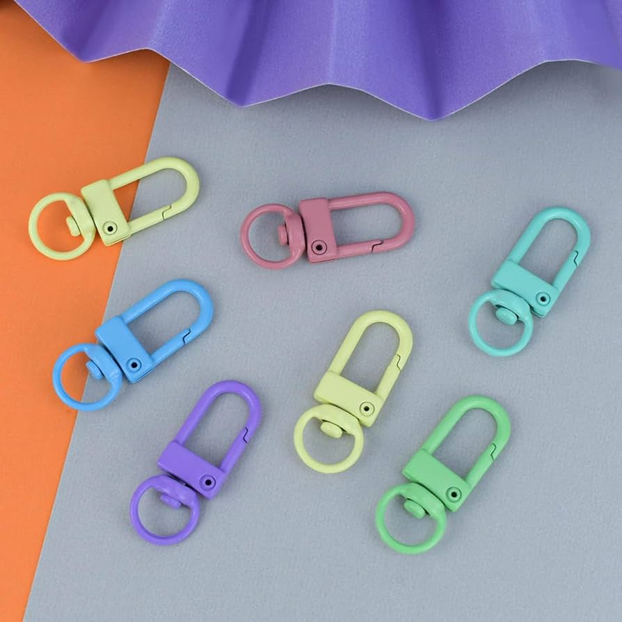 Amazon.com: 36 Pcs 6 Colors Metal Swivel Lobster Claw Clasps with