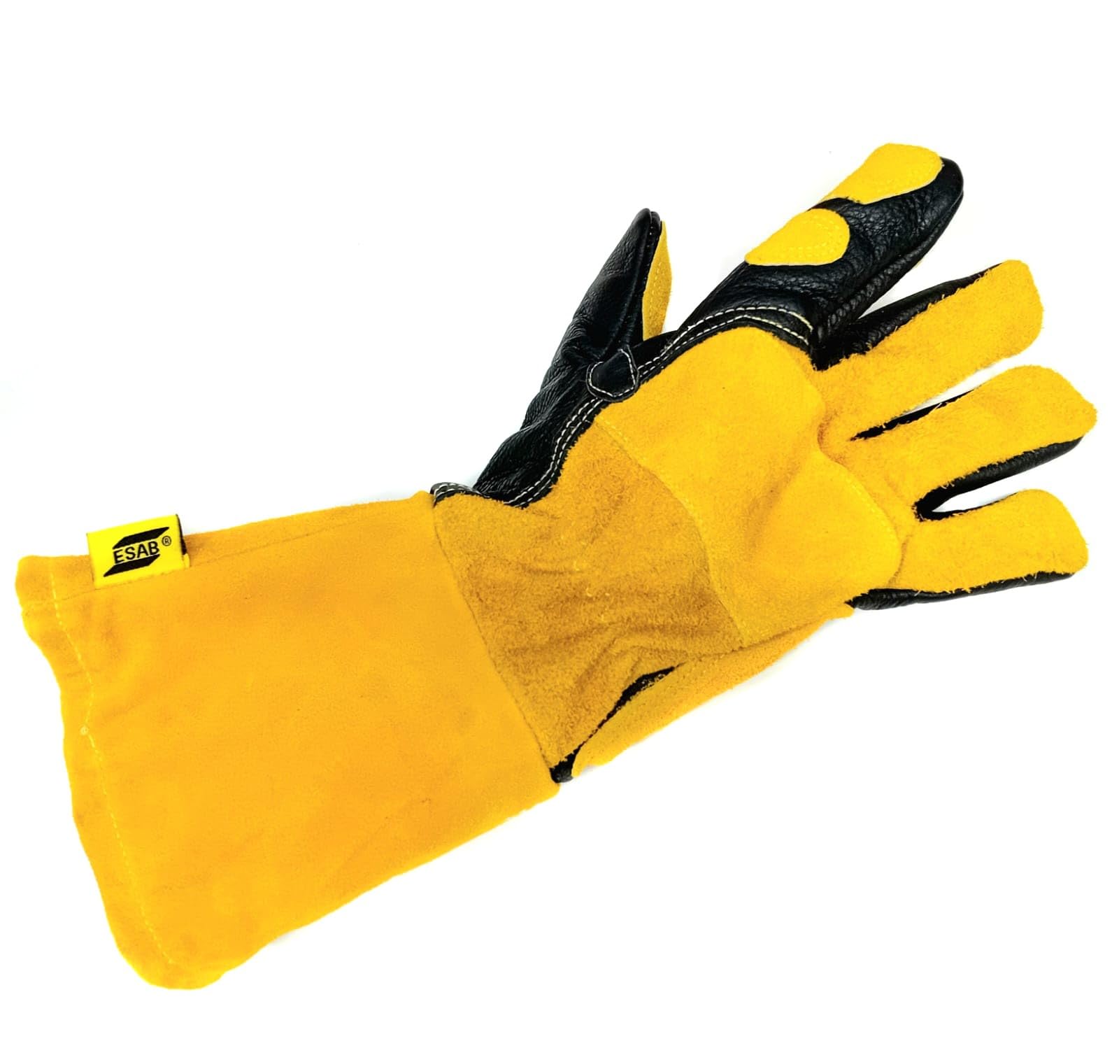 ESAB M3050 Gants de soudage en cuir résistant à la chaleur pour MIG WIG WIG MMA avec coutures en Kevlar Taille M/L/XL/XXL (M(8))