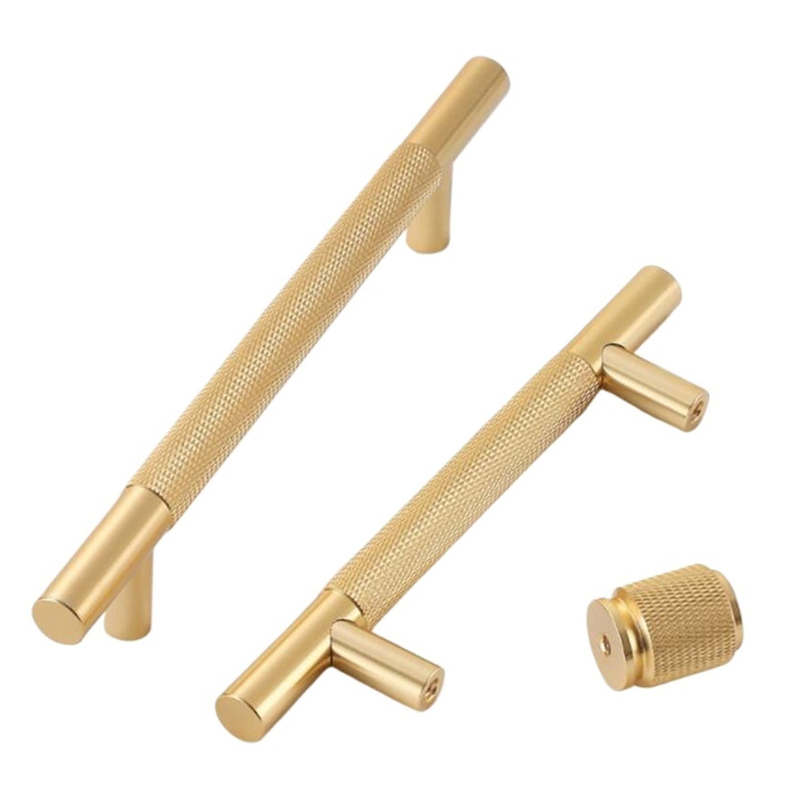 Küchenschrankgriffe 20 STÜCKE Moderne Aluminiumlegierung Schwarzgold Küchenschrankgriffe(5086 black 192mm)