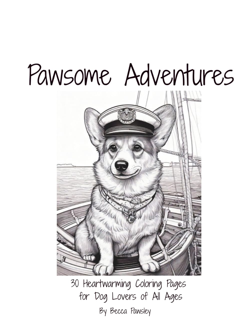Pawsome Adventures: 30 Heartwarming Coloring Pages for Dog Lovers of All Ages