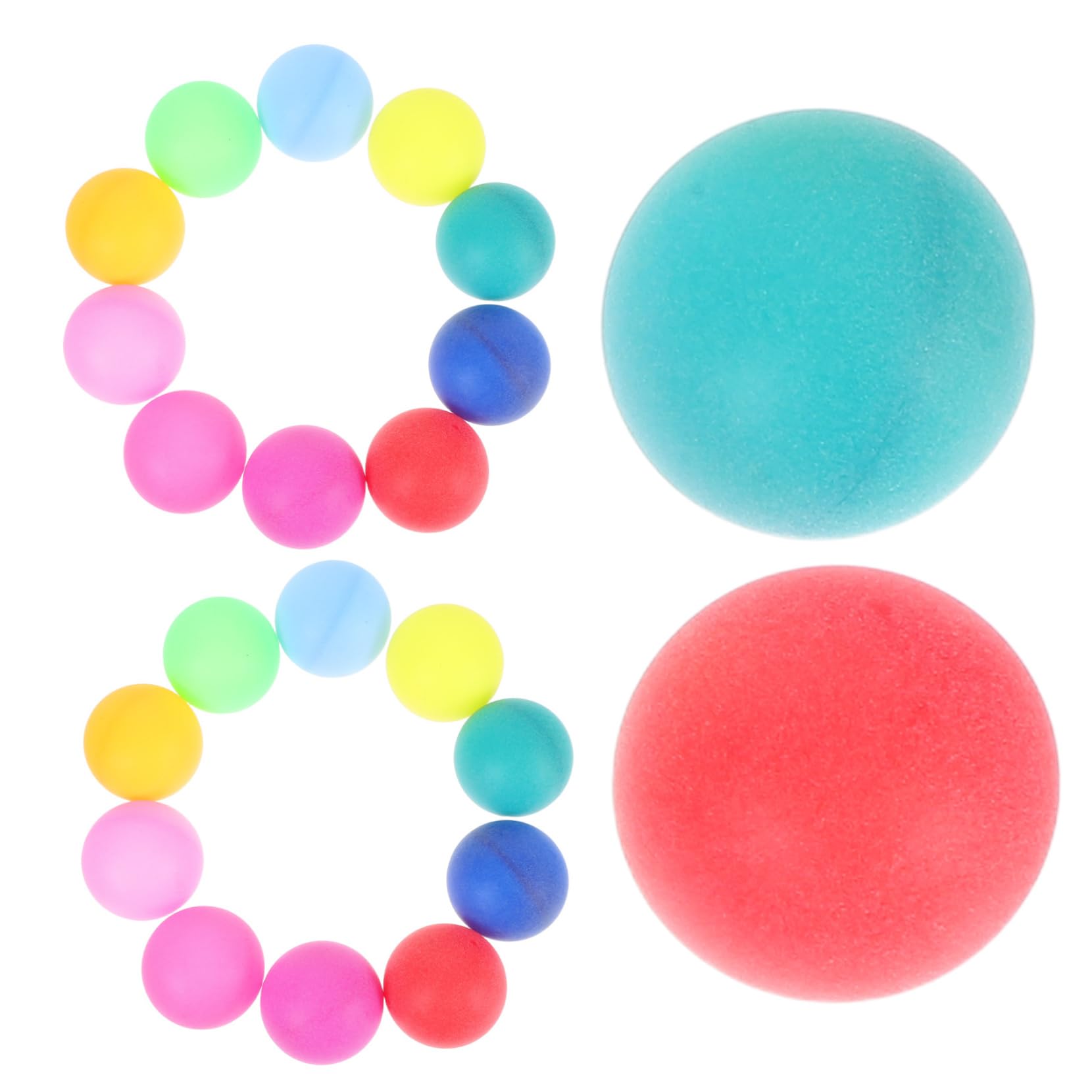 INOOMP 150Pcs Balls Table Tennis Balls for Games and Raffles Durable Props for Entertainment and Household Fun Easy to Carry and Store