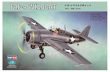 プラモデル完成機　1/48　F4F-4ワイルドキャット Amazon.co.jp: ホビーボス 1/48 エアクラフトシリーズ F4F-4