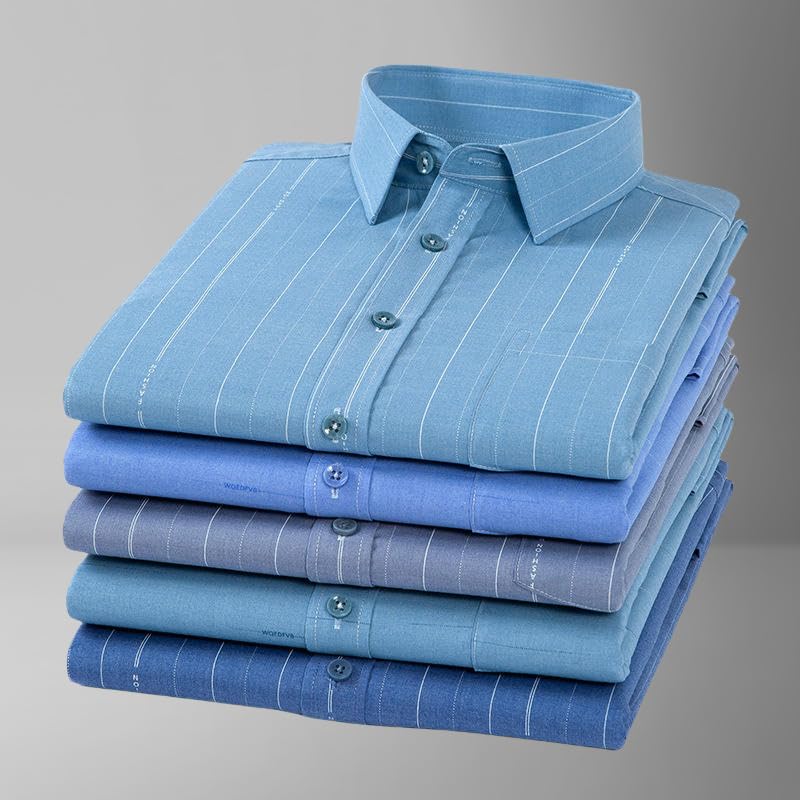 Chemise à manches longues homme idéale pour le bureau sans plis