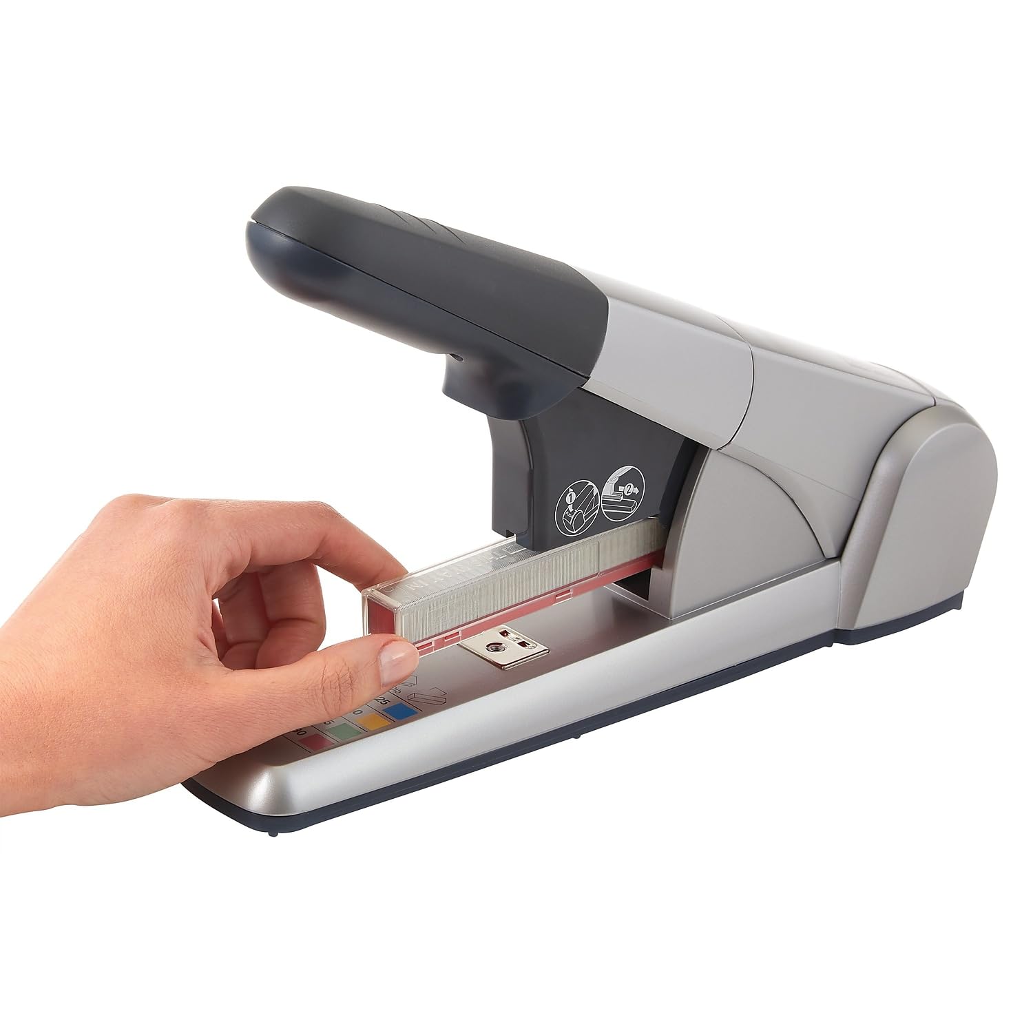 Rapid 02892 Heavy Duty Cartridge Stapler, 80 Sheet Capacity, Silver - Image 8