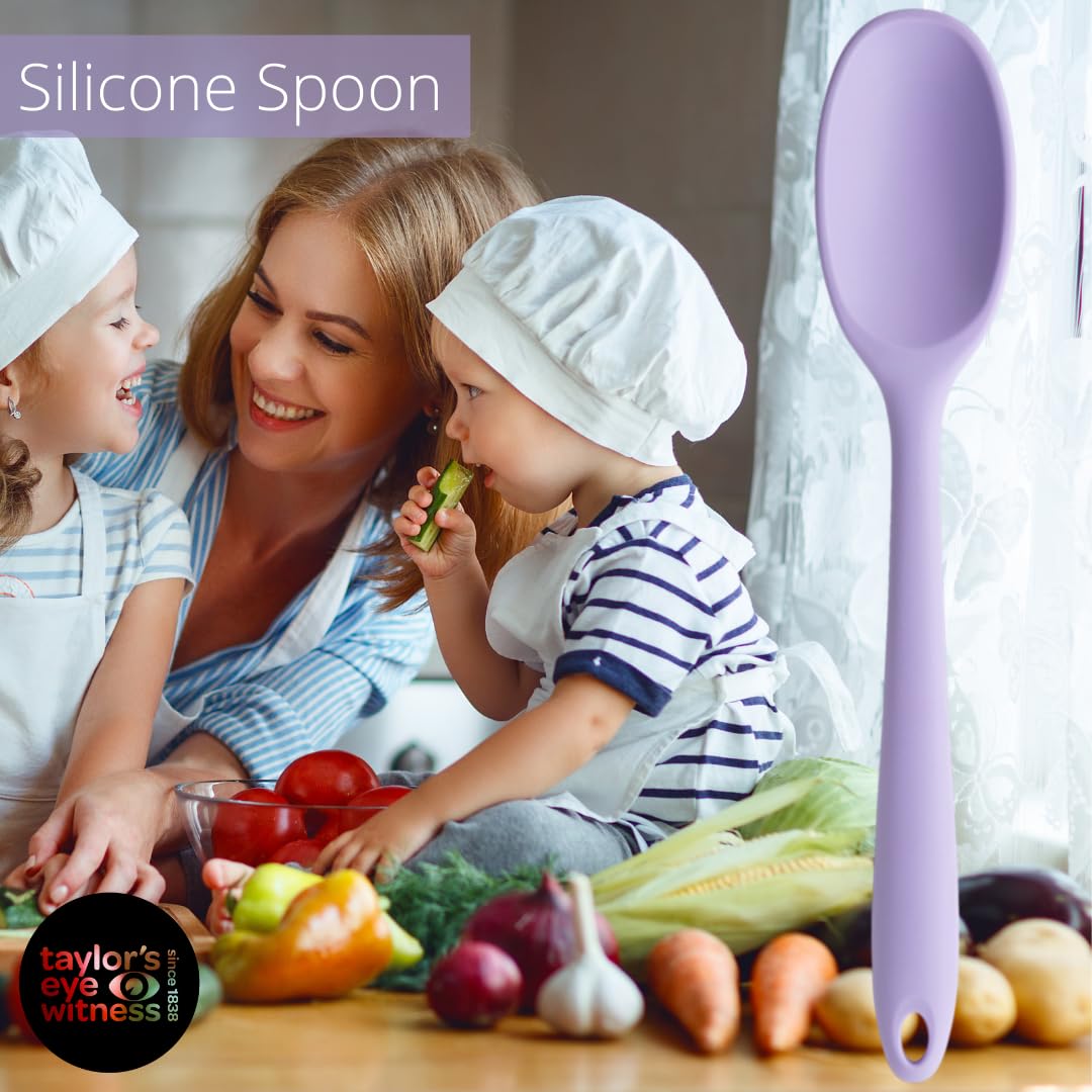 Taylors Eye Witness Large Silicone Lavender Stirring Spoon - Image 2