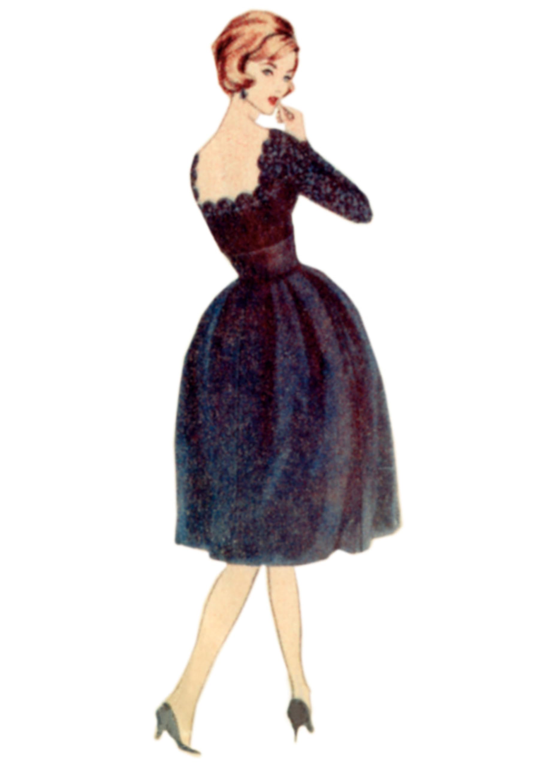 Amazon.com: Vogue V2101U5 Misses' Vintage 1958 Evening Dress with Belt and  Sash Sewing Pattern Packet, Design Code V2101, Sizes 16-18-20-22-24 : Arts,  Crafts & Sewing