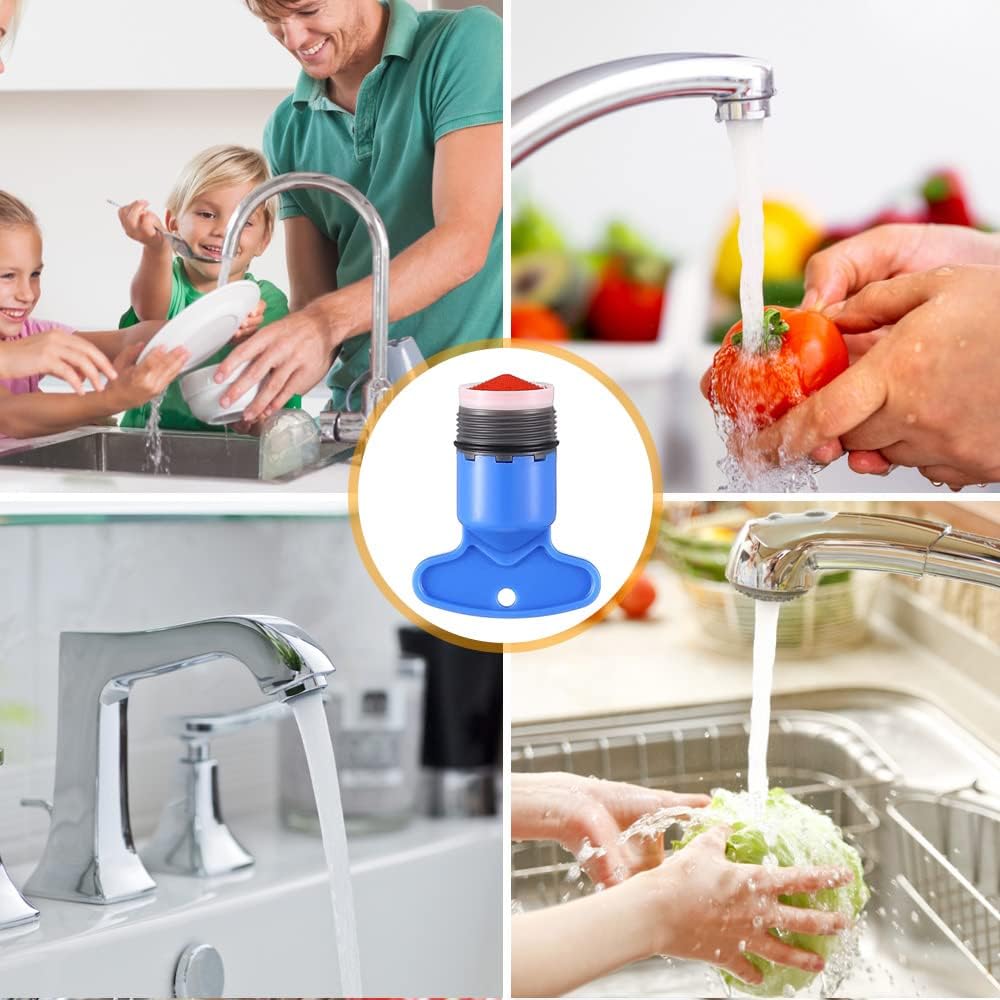 BouGPeng 16 Piezas Aireador Grifo M24 M22 M18 M16 Macho Boquilla Fregadero 24mm 22mm 18mm 16mm Aireadores con Llave Filtro Economizador de Agua para Grifo de Lavabo de Cocina y Baño
