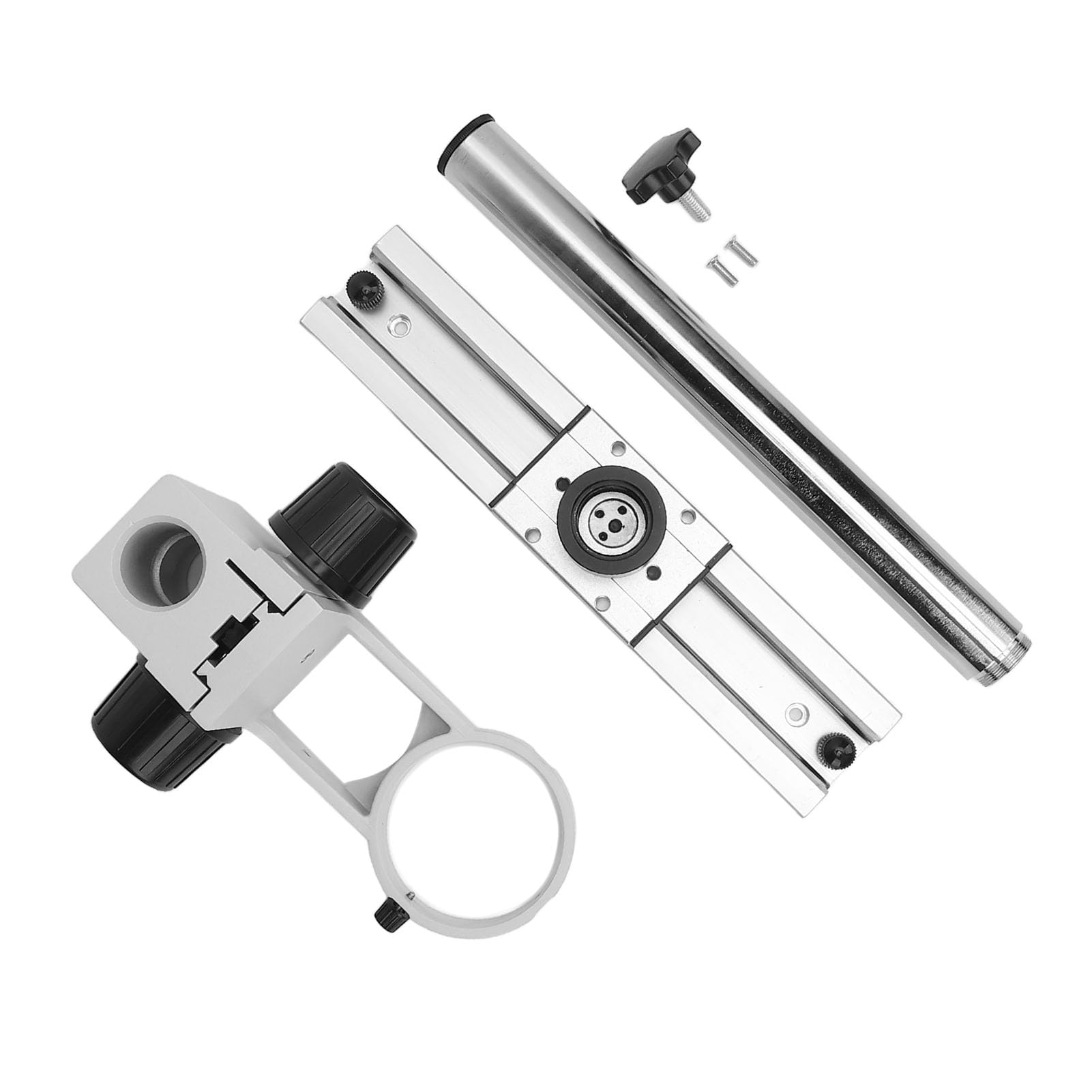 Adjustable Microscope Stand, Aluminum Alloy, 360 Degree Holder, 20kg Capacity, Perfect for Digital Microscopes and Cameras