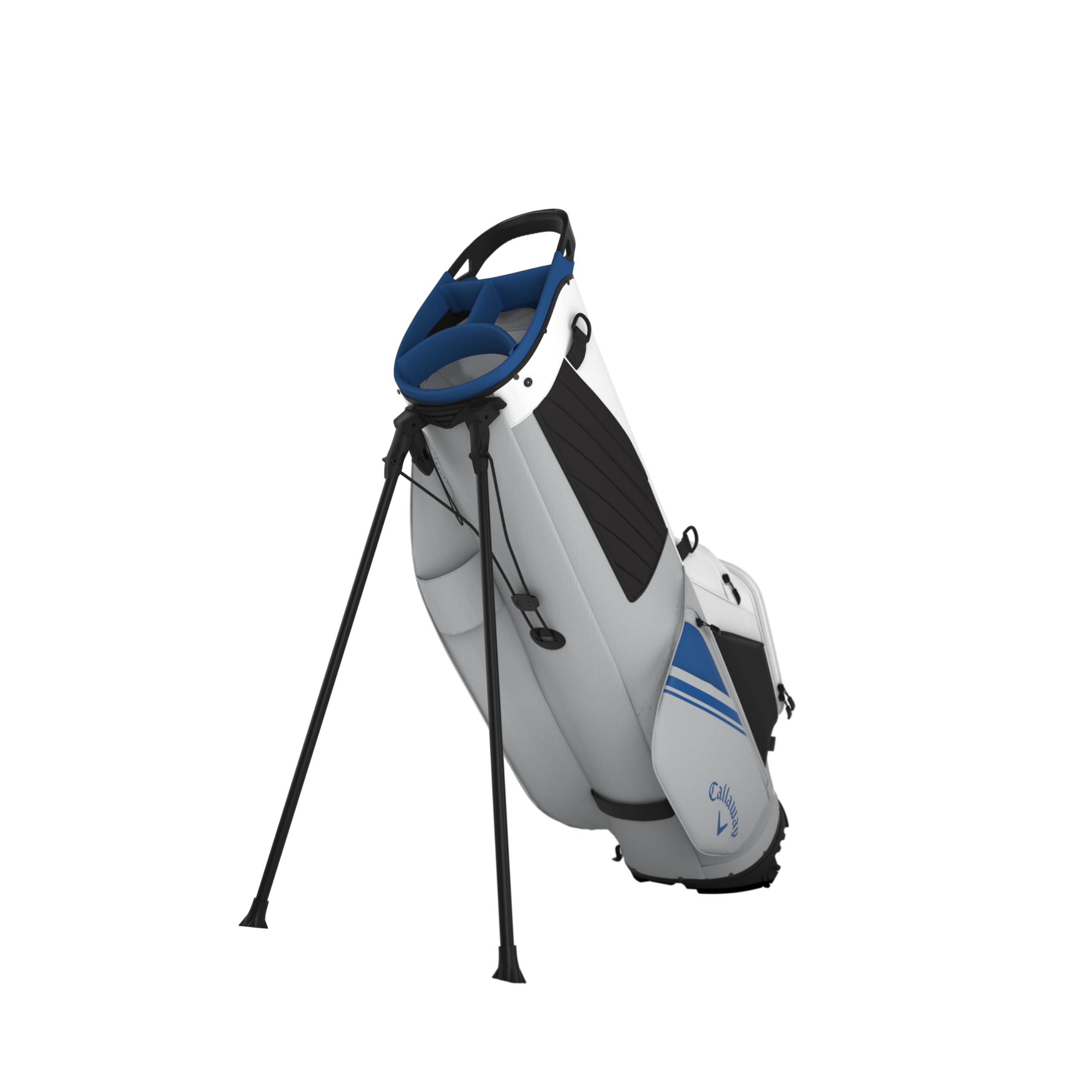 Callaway Golf Chase Stand Bag 2026, Wei-Silber-Royal