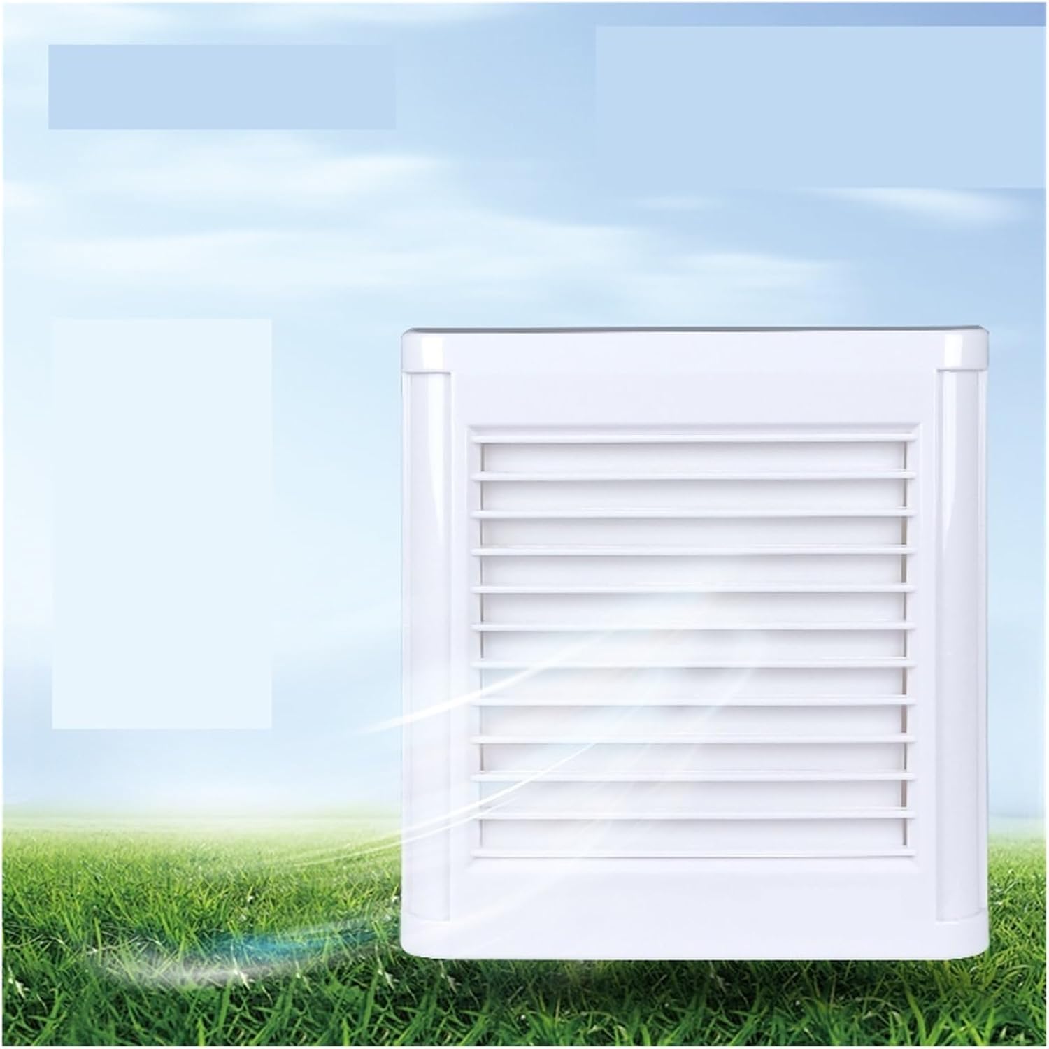 Ventilation Fan, 4/6/8inch Silence Ventilating Strong Exhaust Extractor Fan For Window Wall Bathroom Toilet Kitchen Mounted 100/150/185mm,Bathroom fan(6 inch)