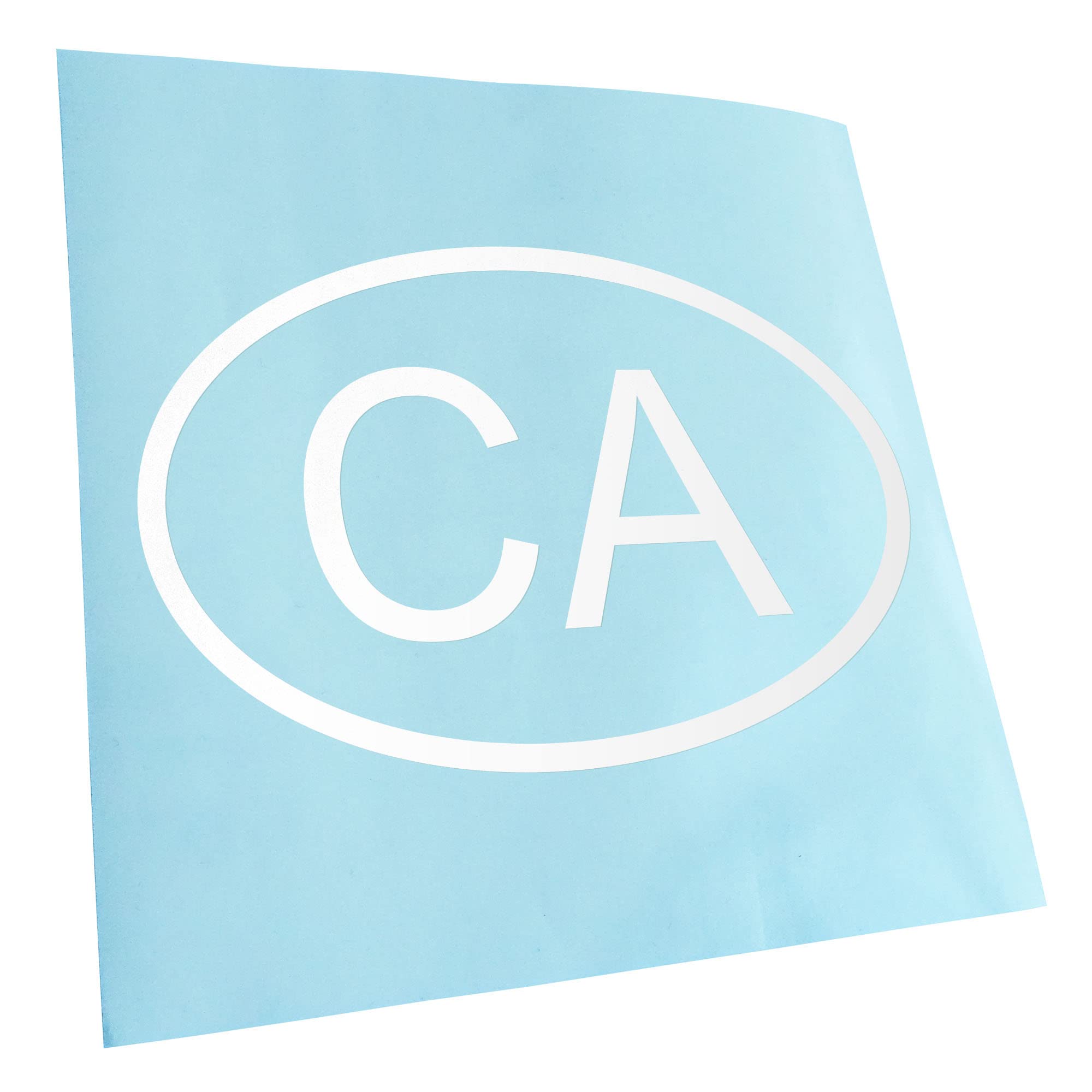 Kiwistar - Car Sticker - White - 50 x 33 cm Canada CA - Rear Window Car Sticker Weatherproof for Car Truck Moped Truck - Sticker Exterior Self-Adhesive Tuning Accessories for Window Vehicle Window