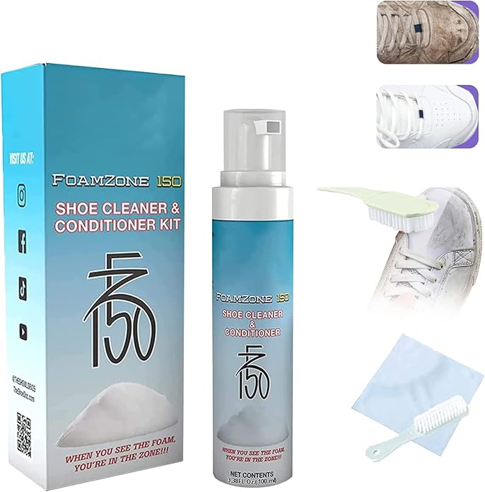 DSKMED Fz150 Shoe Cleaner Shoes, Cleaner Spray Foam,Foam