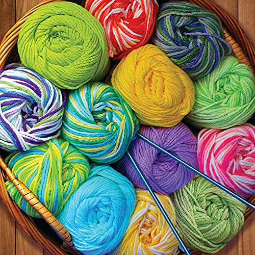 Rompecabezas Springbok de 500 piezas: Colorful Yarn, fabricado en EE.UU. miniatura 1