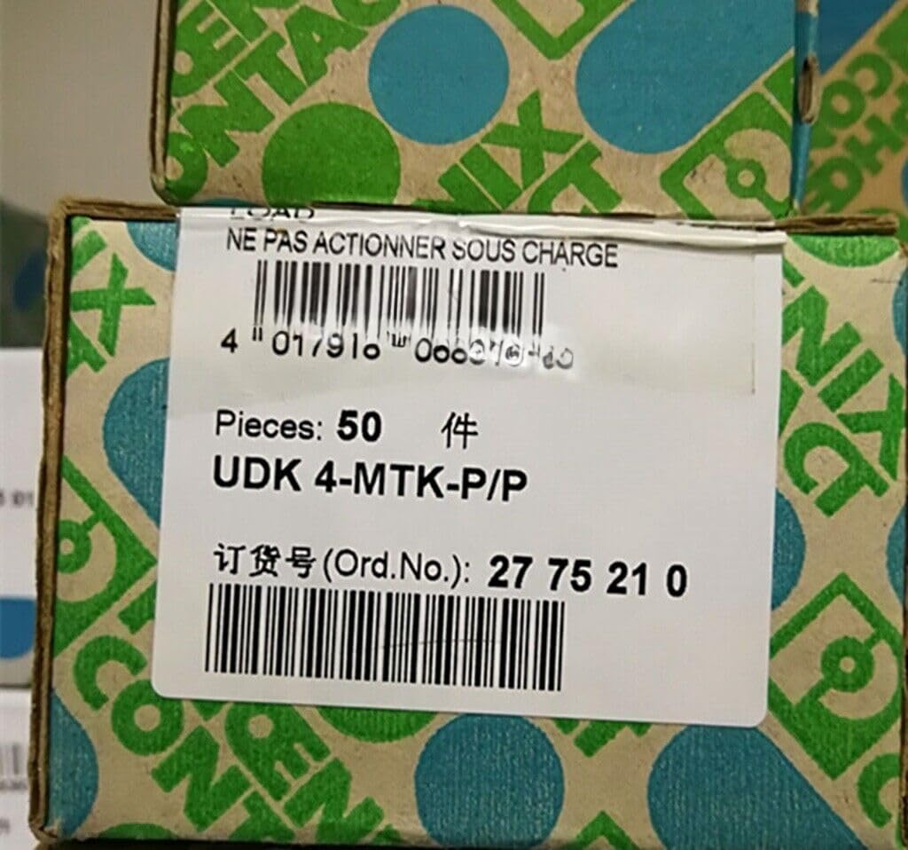 50PCS/Box New for Phoenix UDK 4-MTK-P/P - 2775210 Disconnect Terminal