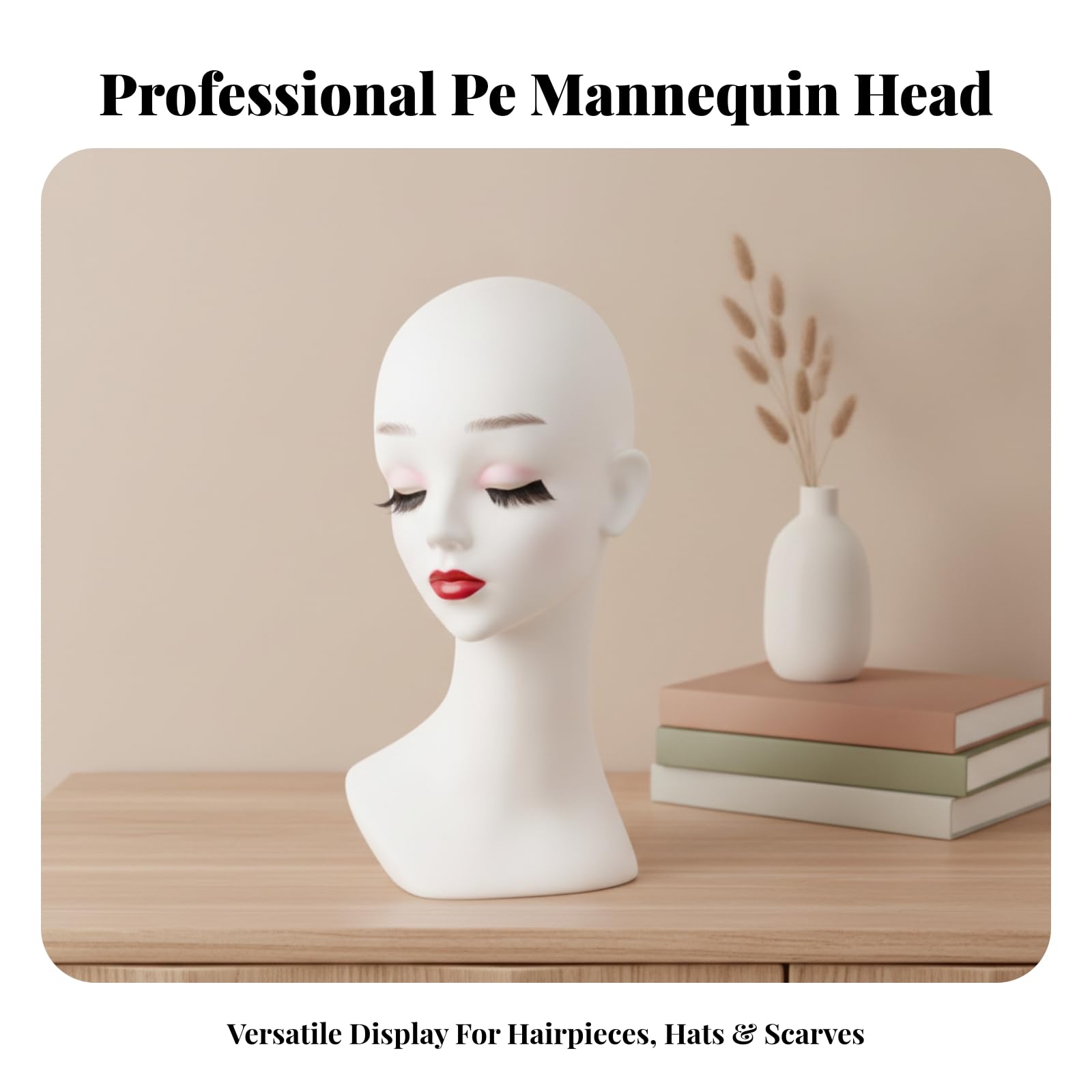 Leicht Mannequin-Kopf , Style to 5 , Color to 5