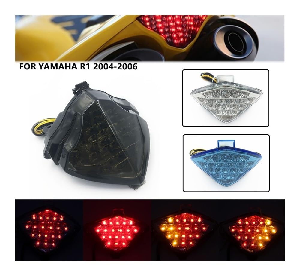 Feu Arrière LED Intégré Yamaha YZF-R1 Blaster-X 2007-2008 – Custom LED