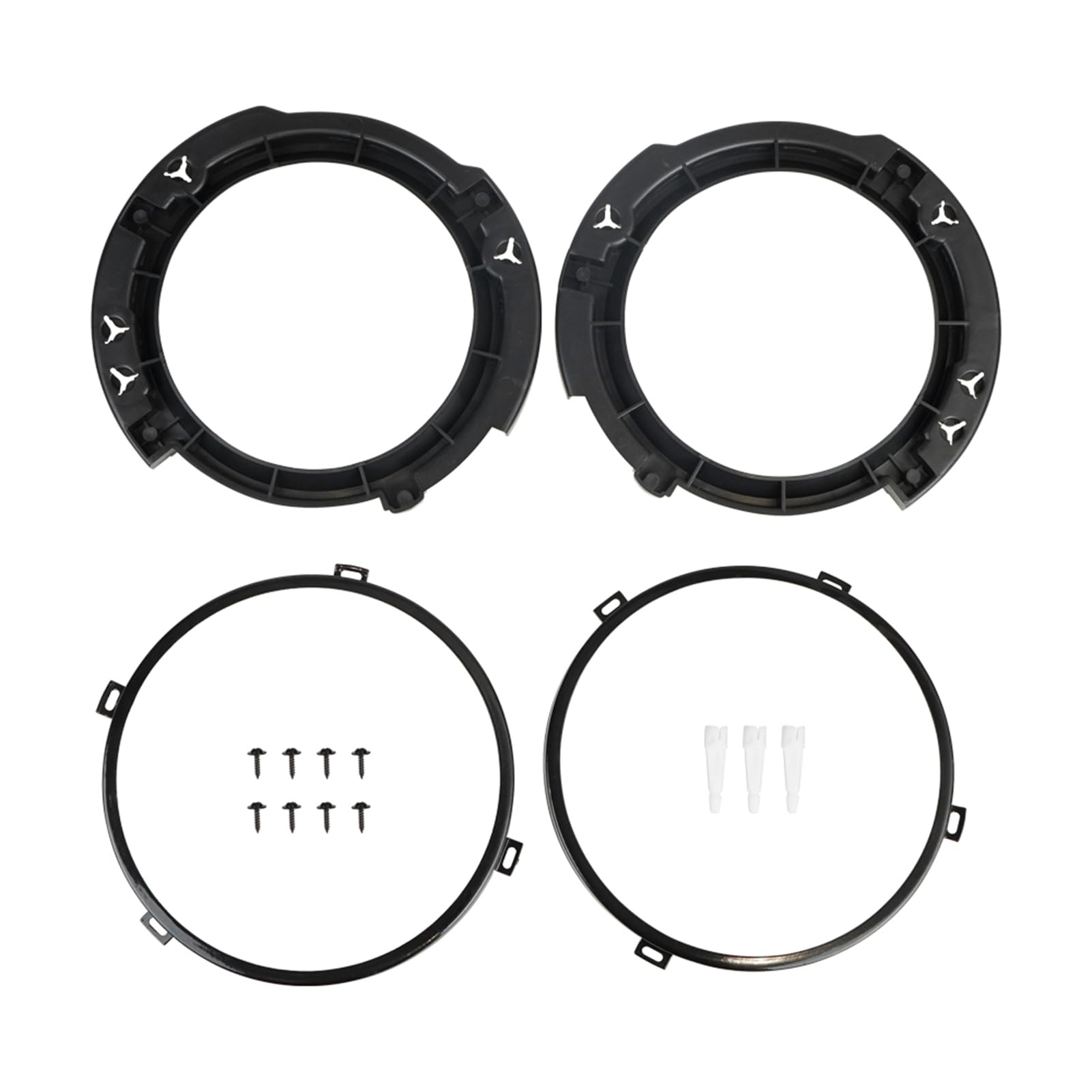 Irfora 1 paio di anelli di montaggio per fari, 7 pollici, ricambio per Jeep Wrangler JK 2007-2017