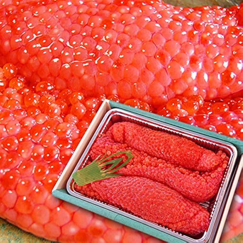 Amazon | 魚水島 新潟産 生筋子（生いくら）季節限定「ずっしり