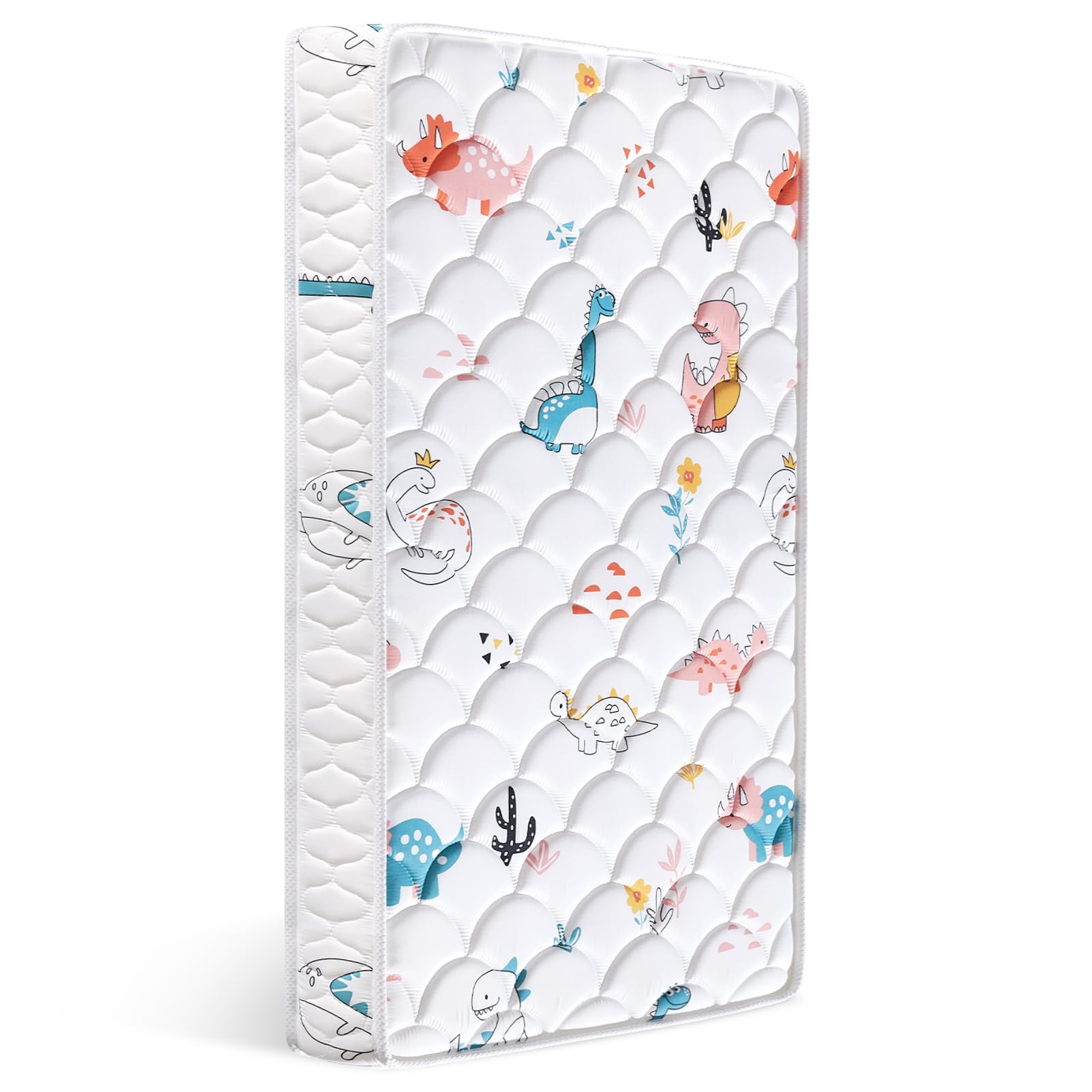 Orso a bolle - Materasso per letto e materasso per bambini, 70 x 140 x 13 cm, materasso per neonati, tessuto in morbida microfibra, assorbente e traspirante
