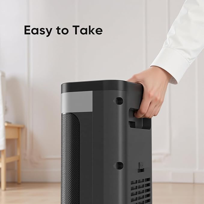 Calefactor Eléctrico Portátil 1500W con Termostato y Oscilación miniatura 10