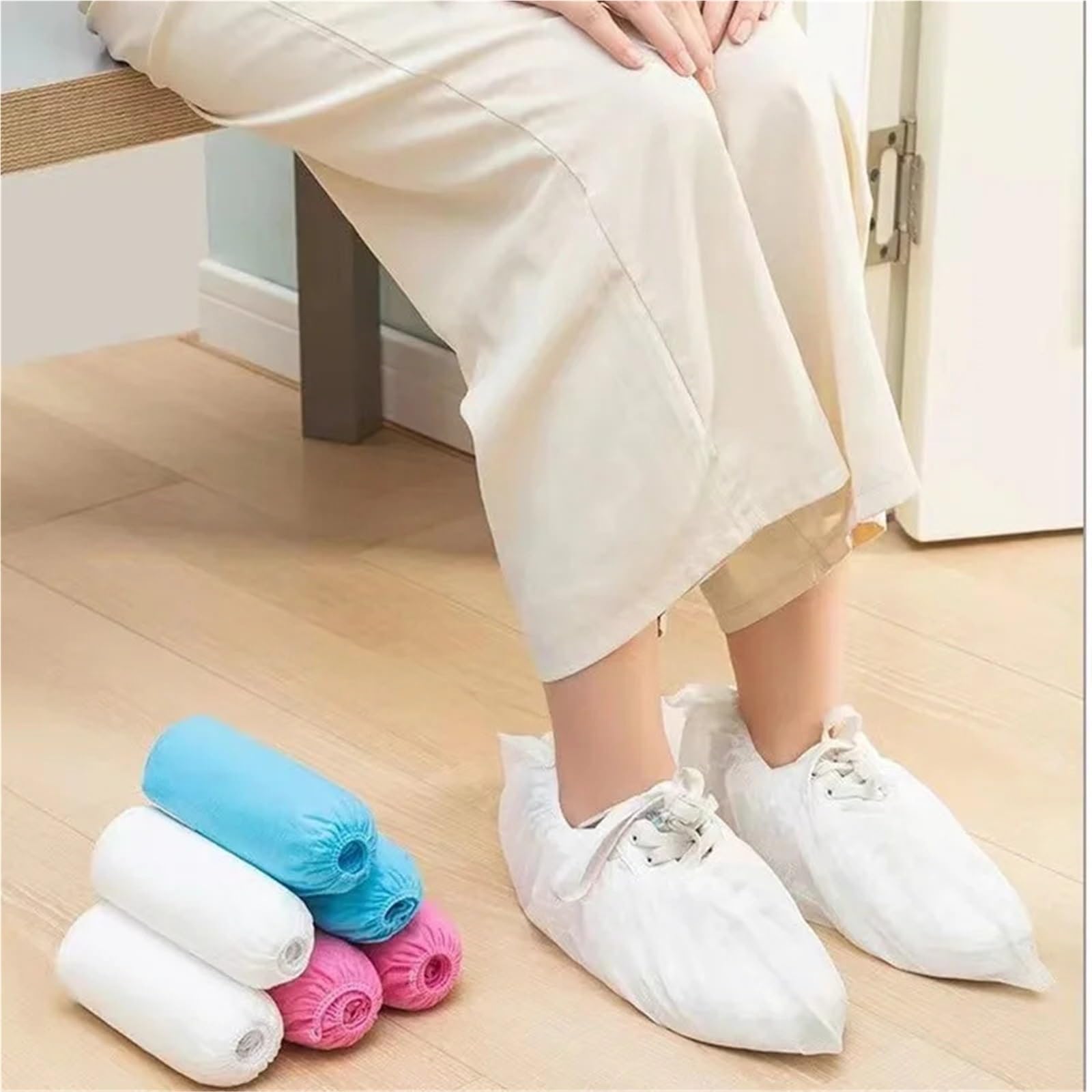 20 pares de cubiertas antideslizantes for zapatos, cubrezapatos impermeables, protectores reutilizables for botas for interiores, hogar, oficina y lugar trabajo para Protección