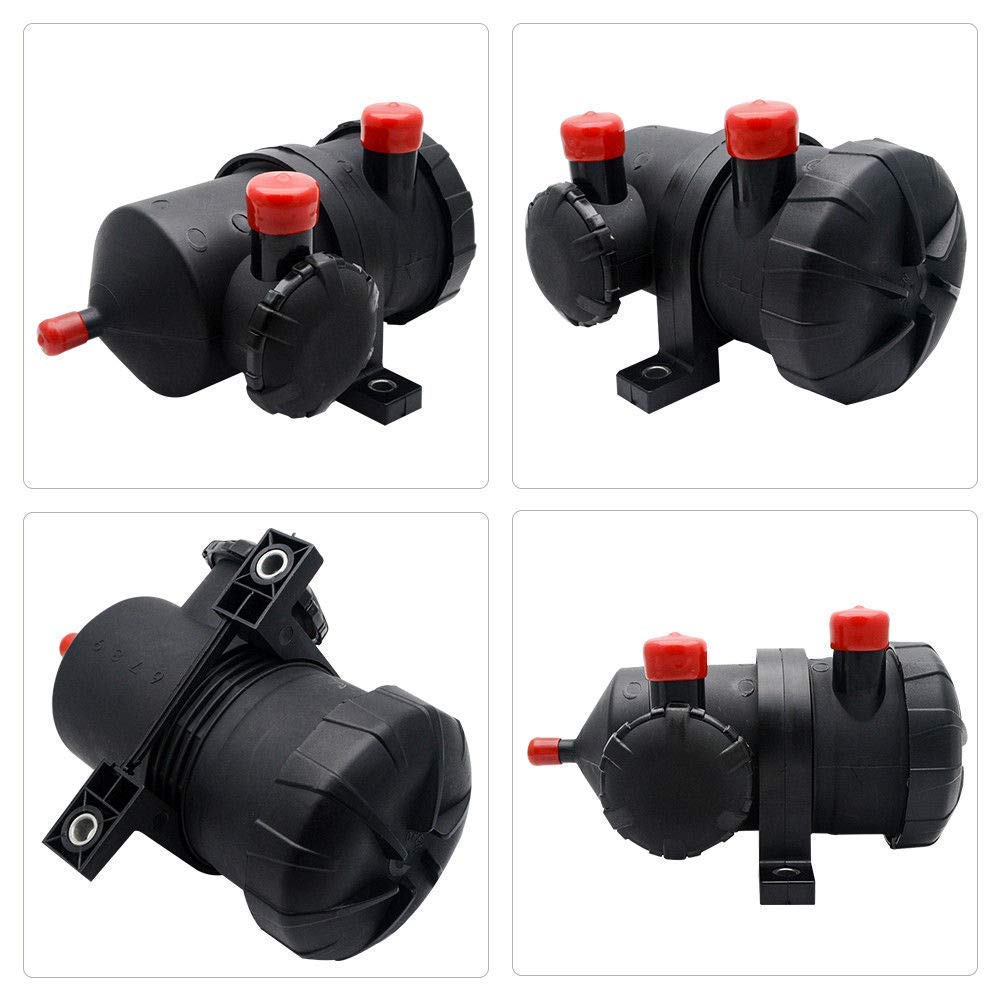 Riloer Oil Catch Can filtr ze stali nierdzewnej z zaworem ograniczającym ciśnienie, zamiennik do Turbo 4WD