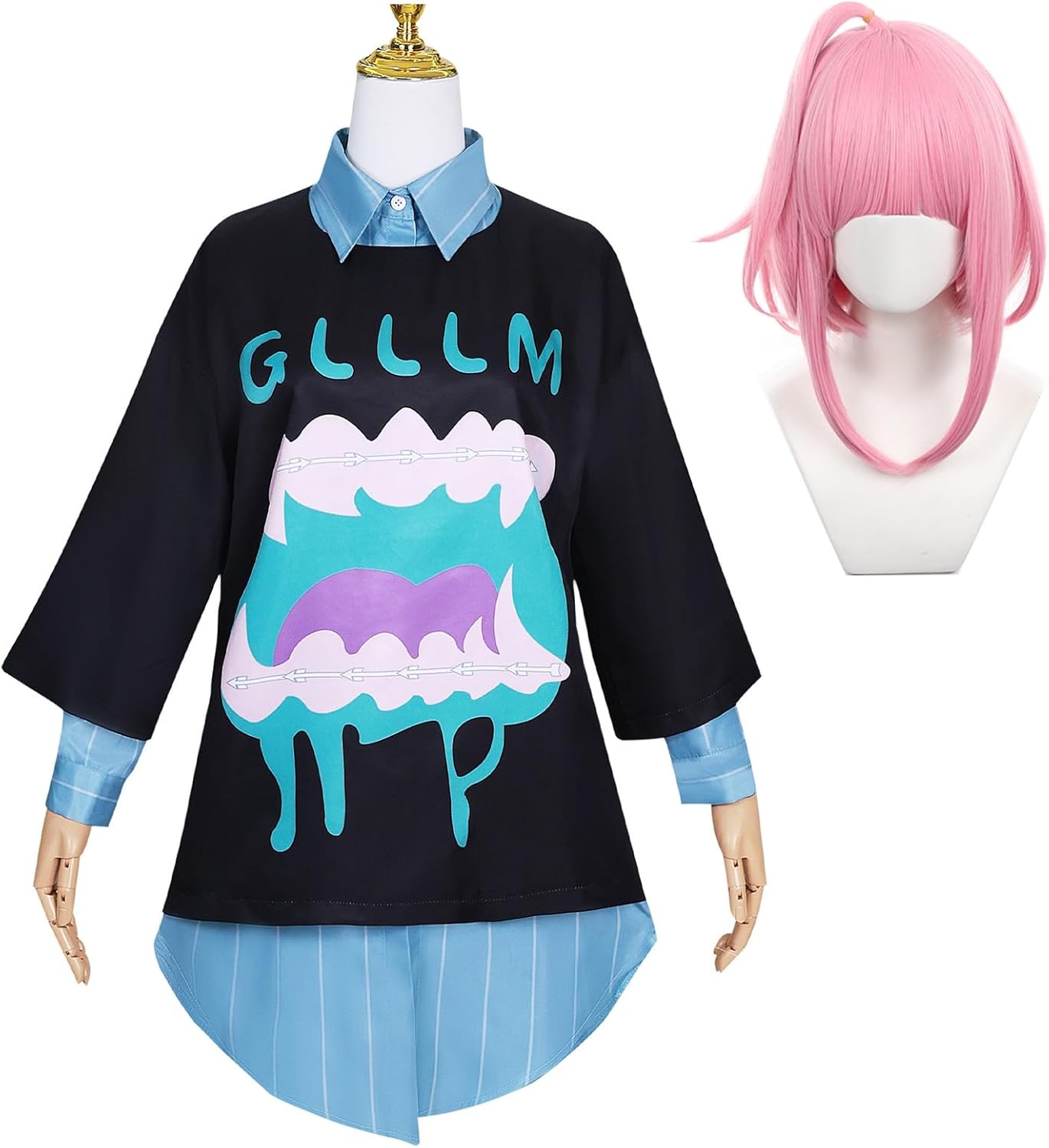 Amazon.co.jp: [神併良品] 渡瀬キウイ コスプレ ウィッグ付き 竜ヶ崎