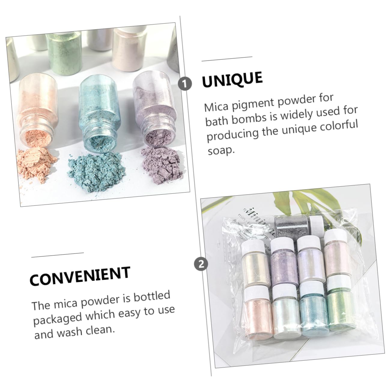 NUOBESTY 27stücke Teiliges Mica Pigmentpulver Set Für Diy Kosmetik Für Augen-make-up Lippen Nagelkunst Und Bastelprojekte Hautfreundlich Und Sicher Für Hauttypen