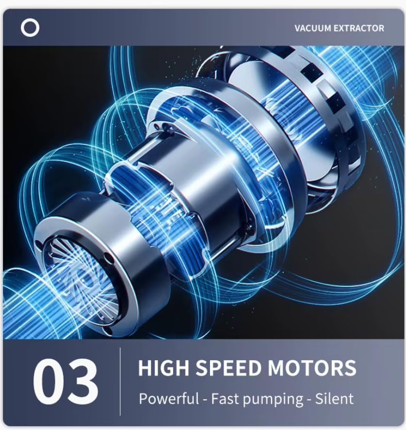 Vacuum Sealer Machine for Food with Built-In Cutter: 8-in-1 Food Sealer Vacuum Sealing for Liquid/Dry/Moist Saver,Manual/External Super Strong Suction,Countdown Display,Stainless Steel,Starter Kit - Image 9