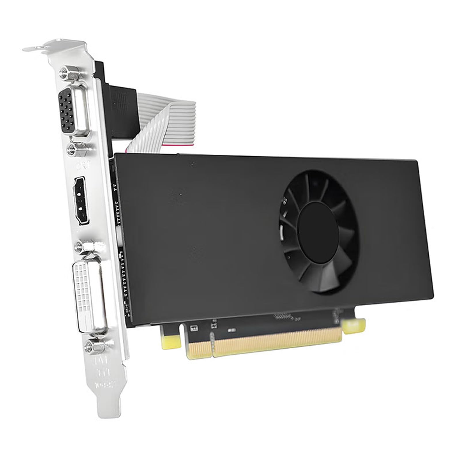 Jectse Karta Graficzna 8G DDR5, 128-bitowa Niskoprofilowa Karta Graficzna, Procesor Graficzny 1183 MHz dla Komputera PC z Interfejsem Multimedialnym HD Port DVI do Pracy, Komputerowa o Niskim