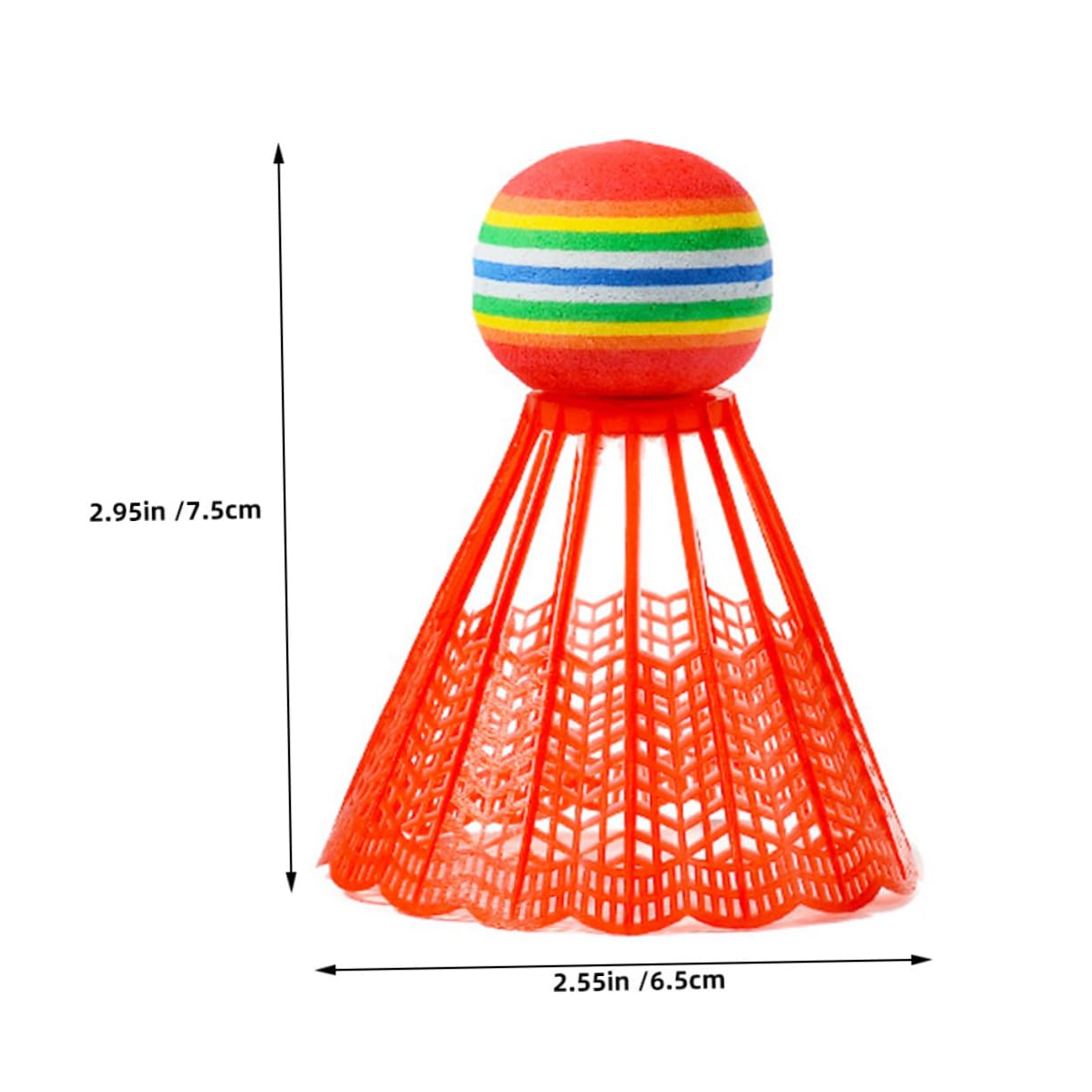 BESTonZON 20pcs Plastic Badminton Shuttlecocks for Badminton Shuttlecocks Badminton Equipment Badminton Shuttlecocks Plastic Shuttlecocks Badminton Shuttle Cocks Random Color