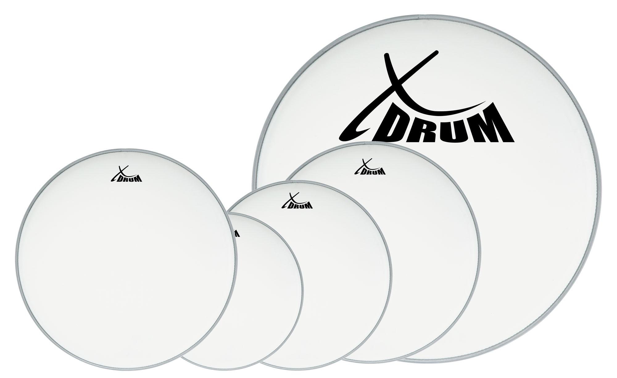 Set Pelli Coated XDrum 10" 12" 14" 22" + 14"