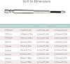 Set de 10 puntas Phillips PH2, set de puntas de taladro de alta imantación | acero de aleación S2 antideslizante, vástago hexagonal de 1/4'' puntas de impacto K5, 25 50 65 70 75 90 100 120 150mm 3