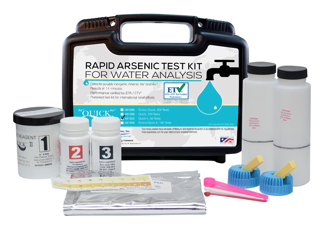 Industrial Test Systems Quick II 481303 Arsenic for Water Quality Testing, 50 Tests, 14 Minutes Test Time