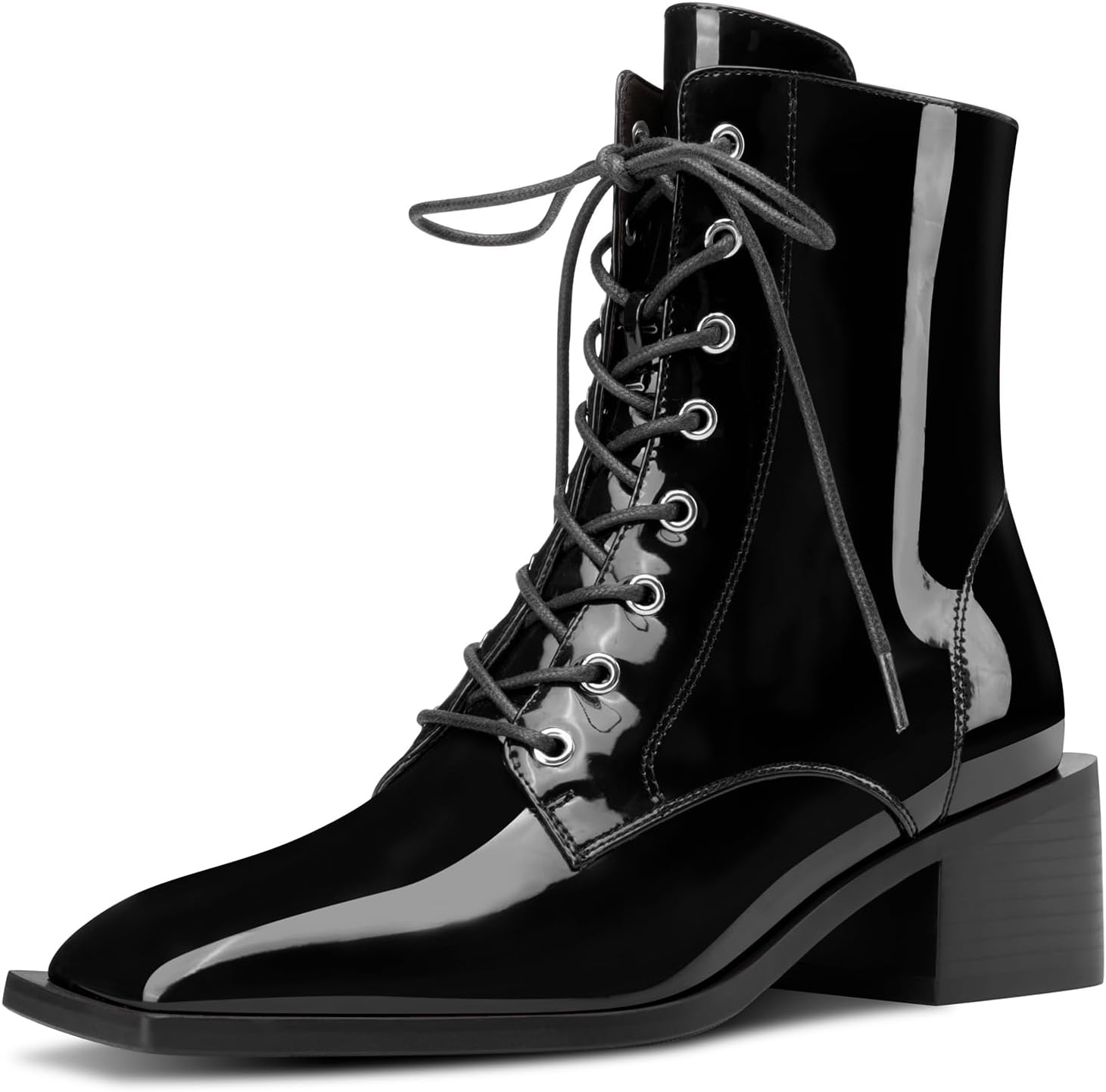 Castamere Womens Close Square Toe Lace-up Ankle Barbados Ubuy