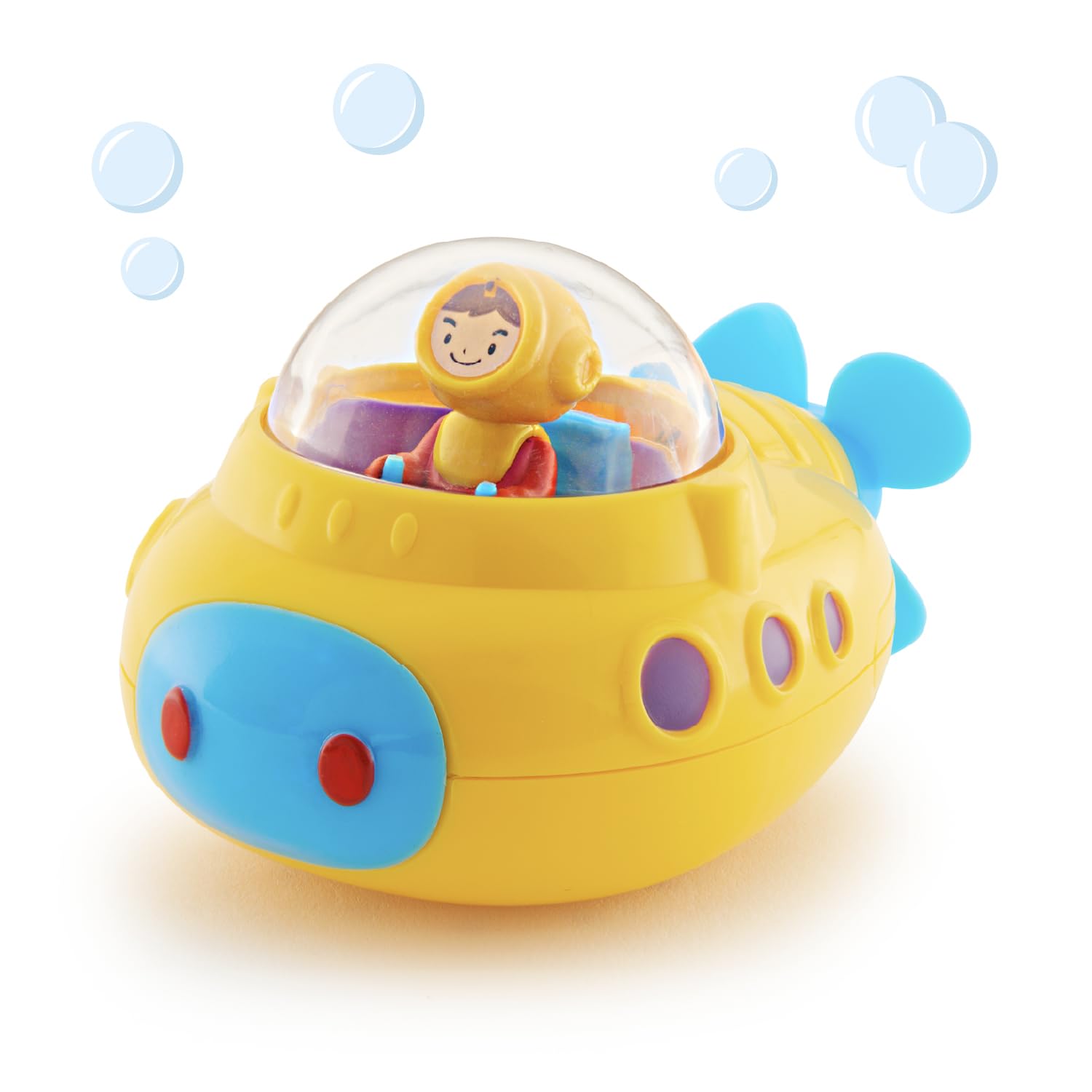 Munchkin Interactive Submarine Bath Toy - Bubble Creation & Spinning Cabin Fun
