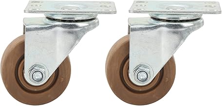 2 peças 75mm nylon rodízio flexível cadeira rodízio substituição rodízio de alta temperatura para escritório doméstico industrial