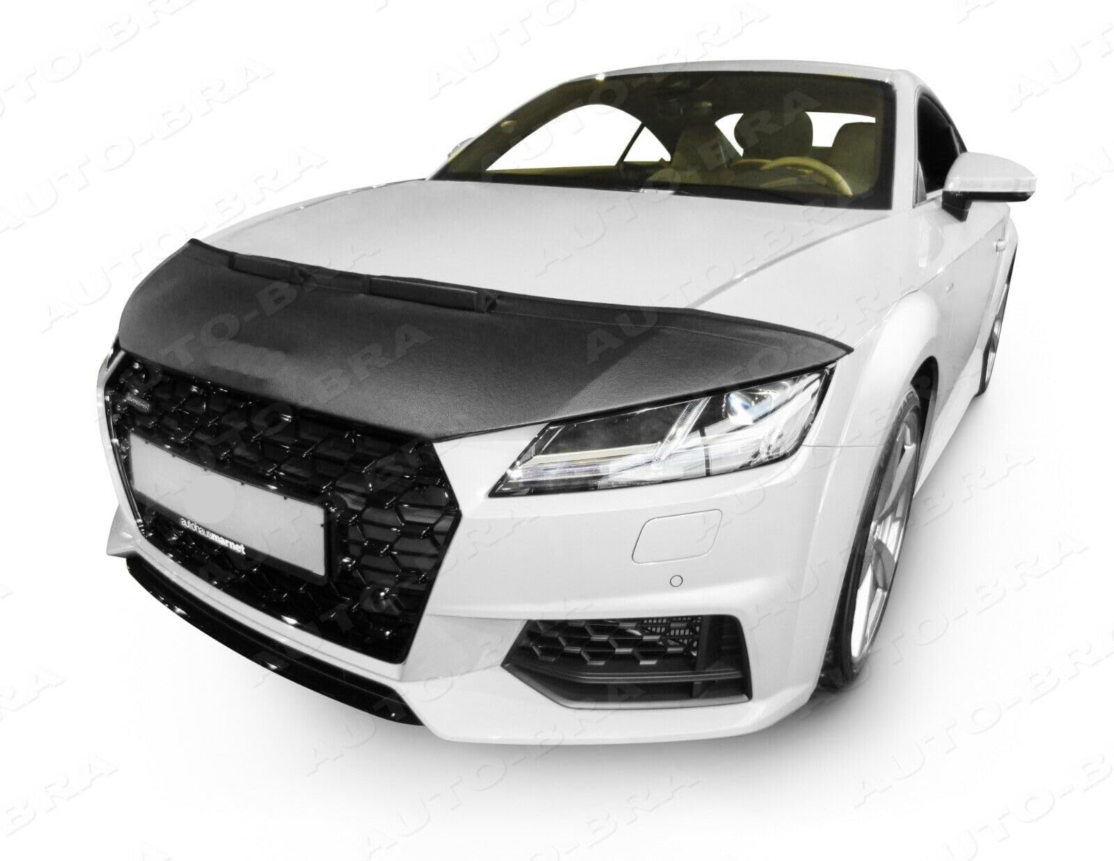 AB3-00265 CAR HOOD BRA Compatible with Audi TT FV since 2014 Front End Nose Mask Bonnet Bra STONEGUARD PROTECTOR TUNING