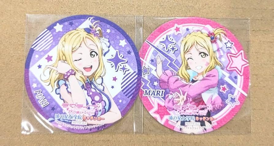 小原鞠莉 ラブライブ サンシャイン 色紙 コースター 韓国 Aqours Amazon.co.jp: 小原鞠莉 コースター セット2 ラブライブ サンシャイン