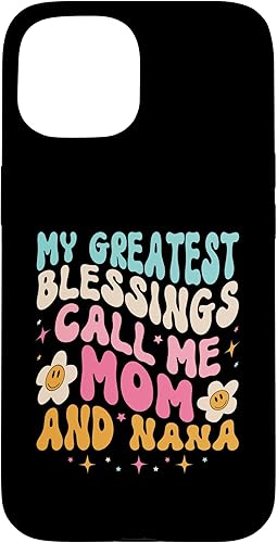 Miniatura 10 de Funda para iPhone 11 My Greatest Blessings Call Me Mom And NaNa Día de la Madre 2023