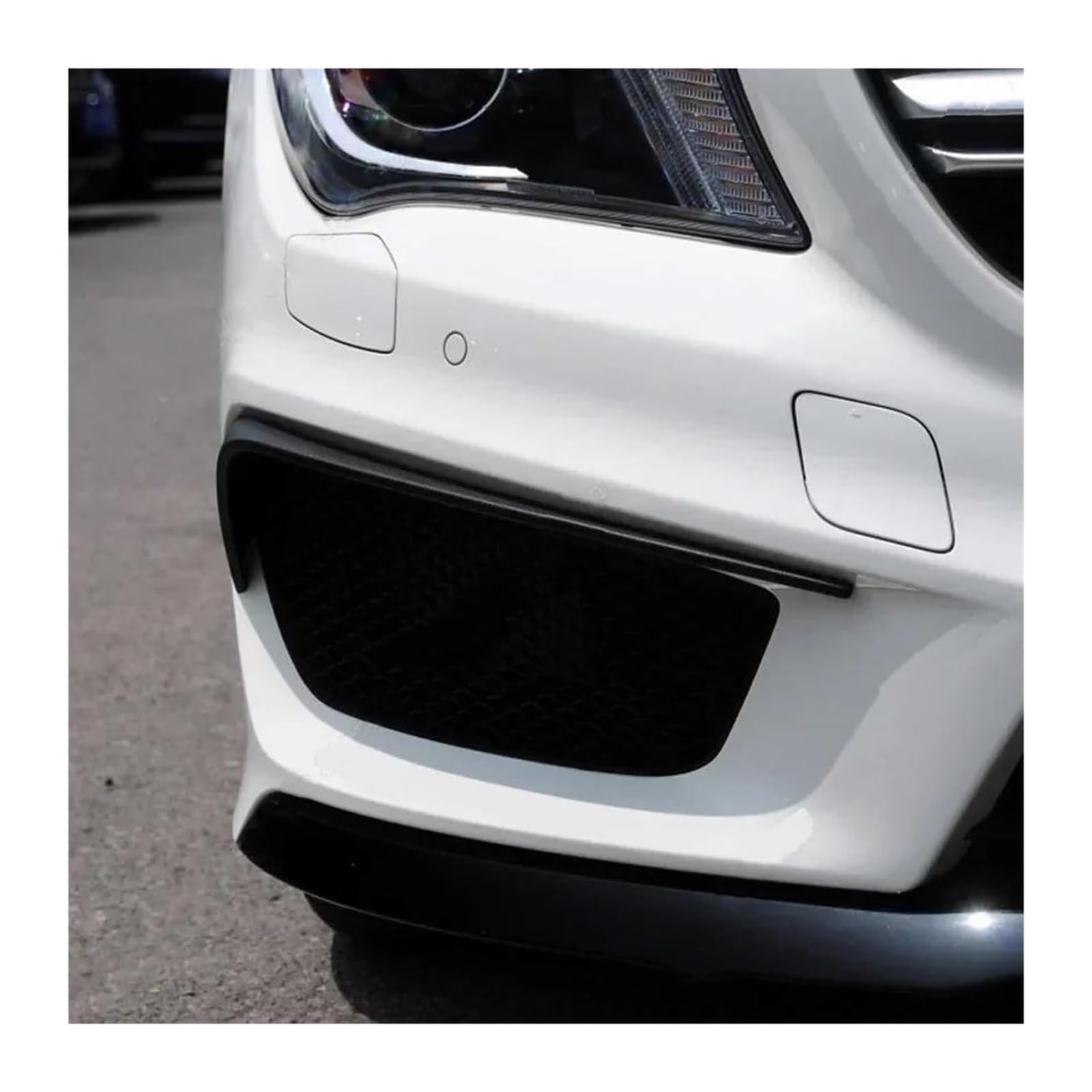 Front Lippe Für Benz Für CLA Klasse W117 C117 Für CLA45 Für CLA200 220 250 Für AMG 2013-2015 Spoiler Front Stoßstange Air Vent Outlet Abdeckung Trim Splitter