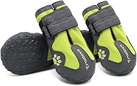 Vista 10 de Truelove - Botas para perro, impermeables, con correas reflectantes para protectores de patas, para perros pequeños, medianos y grandes